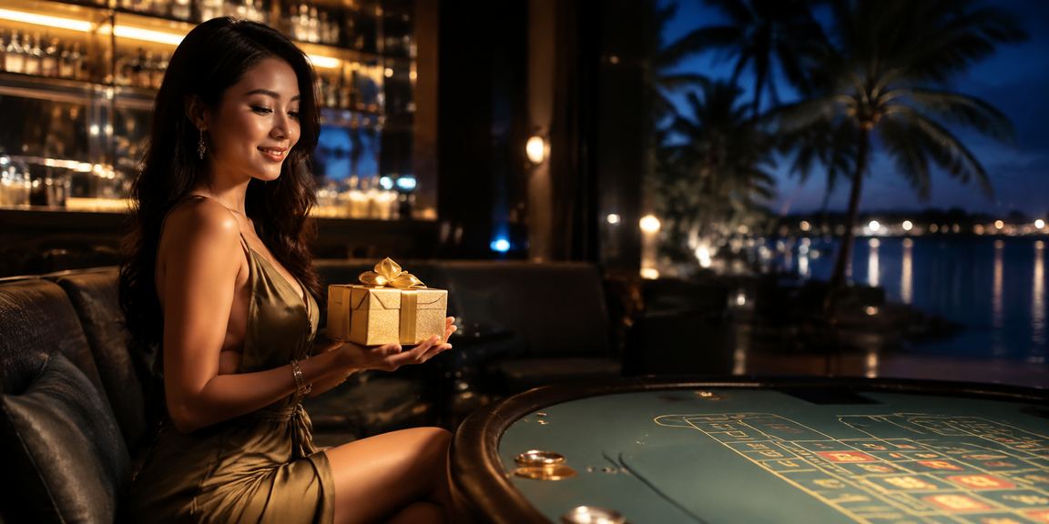 Suasana permainan baccarat live dengan dealer profesional dan meja hijau