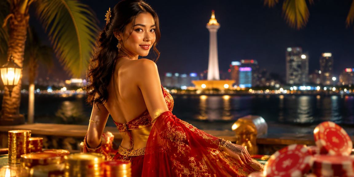Proses registrasi dan klaim bonus di tepi pantai tropis
